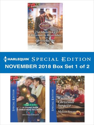 cover image of Harlequin Special Edition November 2018, Box Set 1 of 2